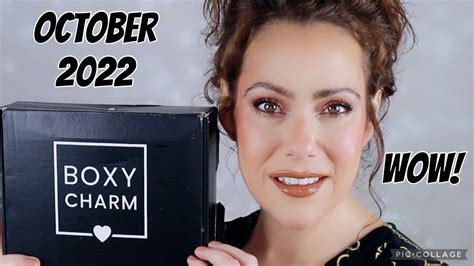 OCTOBER BOXYCHARM UNBOXING AND TRY ON YouTube