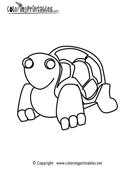 Turtle Parking Coloring Page Printable