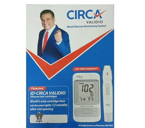 Circa Validio Blood Glucose Monitoring System For