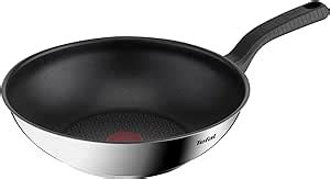 Amazon Tefal Comfort Max Stainless Steel Non Stick Wok 28 Cm