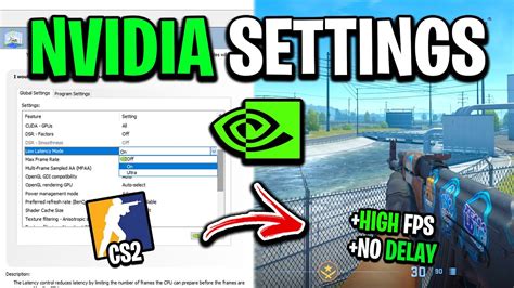 Best Nvidia Settings For Counter Strike Cs Nvidia Settings Youtube