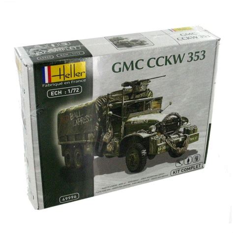 Maquette Camion GMC CCKW 353 Kit Complet Jeux Et Jouets Heller