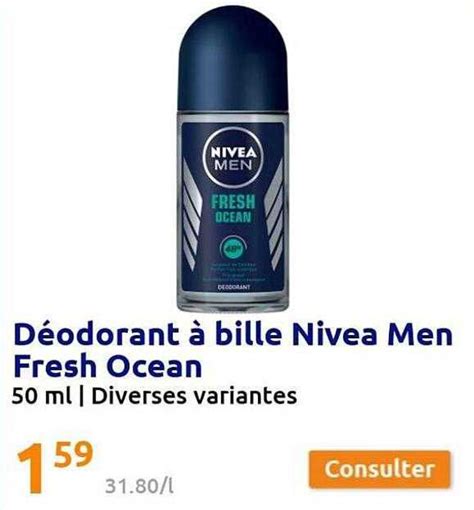 Promo D Odorant Bille Nivea Men Fresh Ocean Chez Action Icatalogue Fr