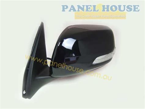 Door Mirror With Blinker Left Black Electric Fits Toyota Landcruiser Prado 09 13 Ytm