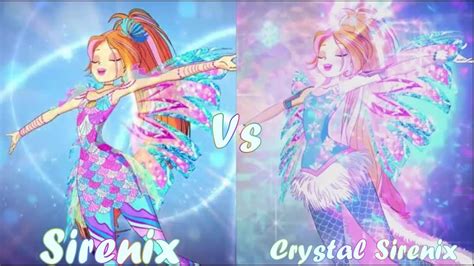 Winx Club Season Sirenix Vs Crystal Sirenix Comparison Youtube