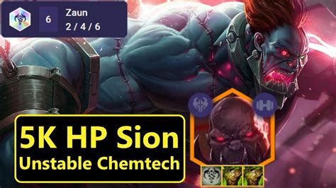 5K HP SION Explosion 6 Zuan 9 Loss Piltover TFT Set 9 Comps