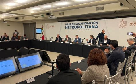 Mesa De Colaboración Metropolitana En Nl Sesiona Sin Samuel García