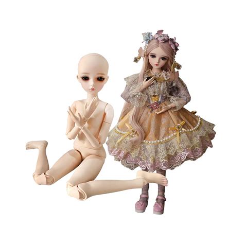 Buy UCanaan Customized 1 3 BJD Doll 19 Joints Nude SD Girl Doll 24