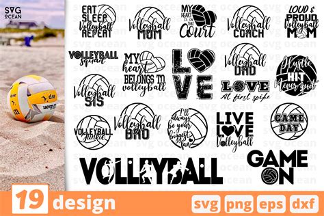 19 Volleyball Quotes Bundle Graphic By Svgocean · Creative Fabrica