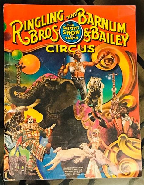 Ringling Bros And Barnum Bailey Circus Program Th Ed