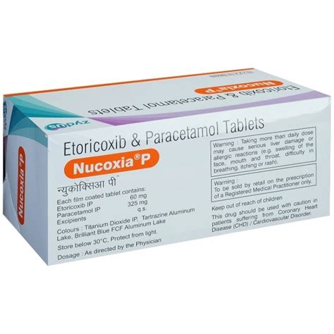 Nucoxia P Uses Price Dosage Side Effects Substitute Buy Online