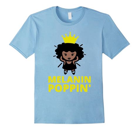 Melanin Poppin Shirt Queen African American Pride T Shirt Art Artvinatee