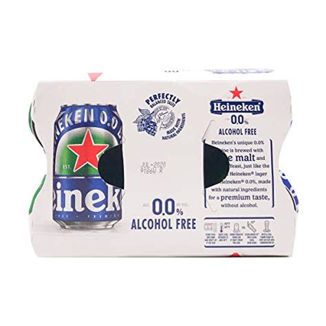Heineken Non Alcoholic 00 Lager 6pk 112 Fl Oz Cans Unalcoholic