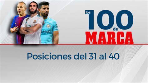 Los 100 De MARCA Los 100 Mejores Jugadores De 2017 Del 40 Al 31