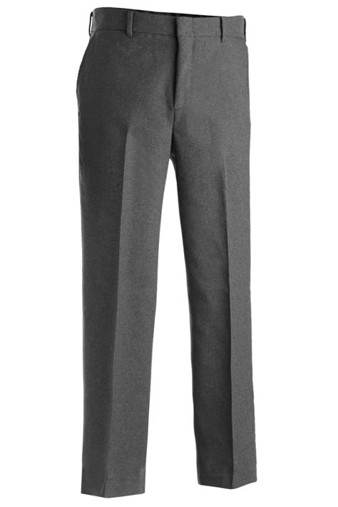 Edwards Flat Front Mens Heather Grey Dress Pants Pt2290 056