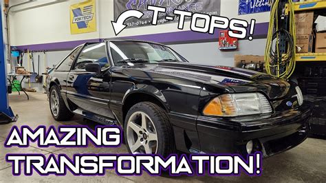 Neglected T Top Fox Body Mustang Gets Basically Fully Restored Youtube