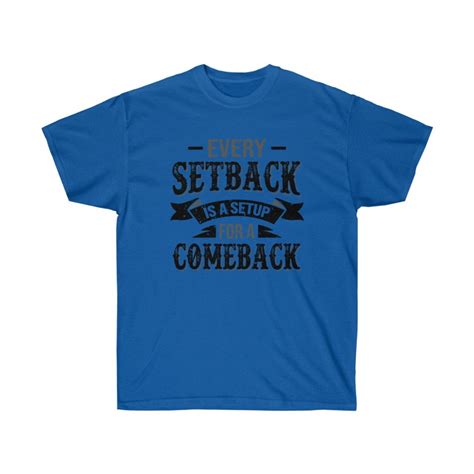 Every Setback Is A Setup For A Comeback Men Motivational Etsy