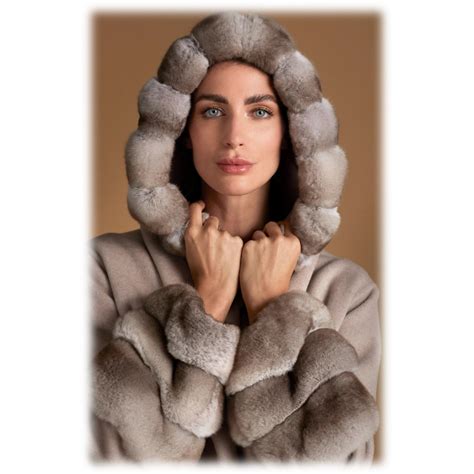 Jade Montenapoleone Crystal Coat Fur Coat Luxury Exclusive