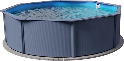 Planet Pool Stahlwandpool Rund Classic 450x120 Cm Stahl 0 4 Mm