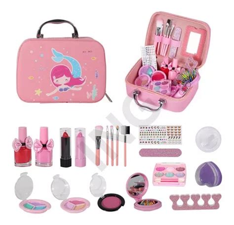 Kit De Maquillaje Infantil Para Ni As Y Cosm Ticos Lavables Cuotas