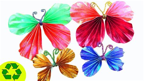 DIY MARIPOSAS de PAPEL fácil original y rápido Manualidades de