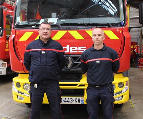 Pompiers de Bernay le lieutenant Matthieu Fréret nouveau bras droit