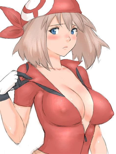 Hentai Boobs Pokemon Cleavage May Pkmn Character Nipples Through Clothing 810x1080 Wallpaper