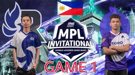 RSG PH VS ECHO PH GAME 1 MPL INVITATIONAL HARI KE 3 RSG VS ECHO