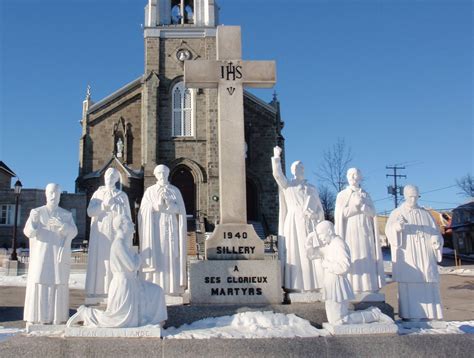 Monuments De Québec Les Huit Martyrs Jésuites Canadiens