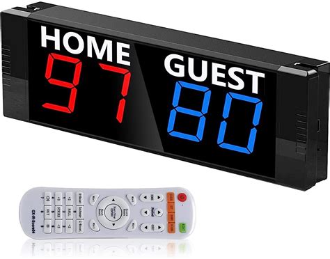 Btbsign Score Keeper Portable Led Digital Electronic Scoreboard With