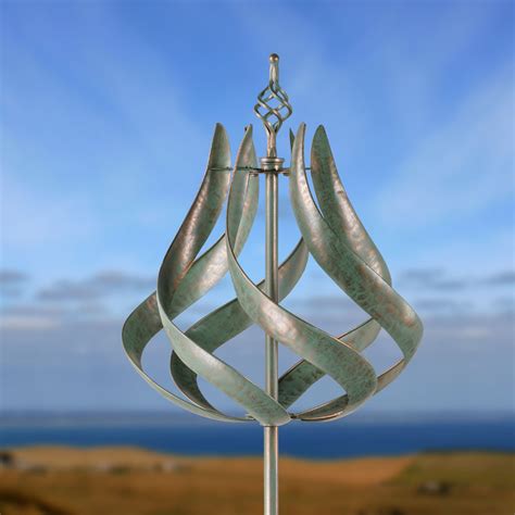 Verdigris Wind Spinner Mesmerising Circular Movement