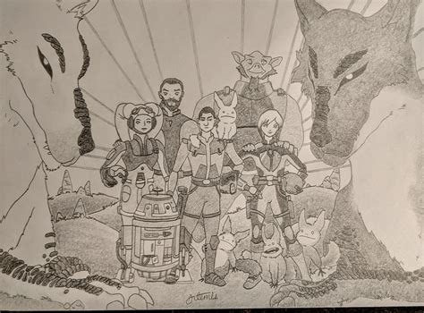 Star Wars Rebels Mural By Artemiscreations On Deviantart