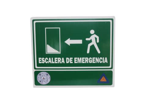 Se Al Interactiva Qr Escalera De Emergencia X Cm Meida Shop