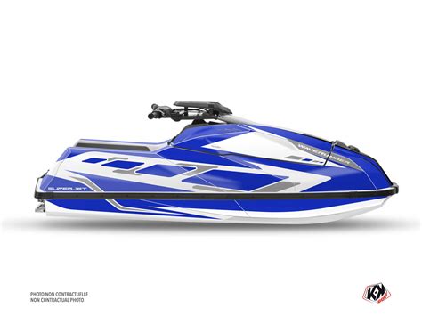 Yamaha Jet Ski Flagship Graphic Kit Blue Kutvek