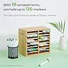 Amazon Ohuhu Bamboo Marker Organizer Wooden Desktop Storage Hold