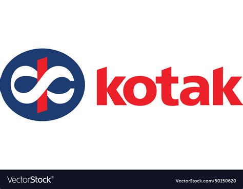 Kotak mahindra bank india logo Royalty Free Vector Image