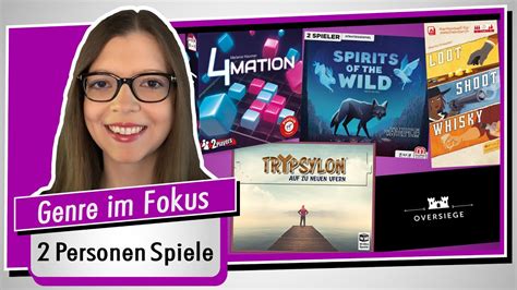 Genre im Fokus 32 FÜNF 2 Personen Spiele im Vergleich Spiel doch