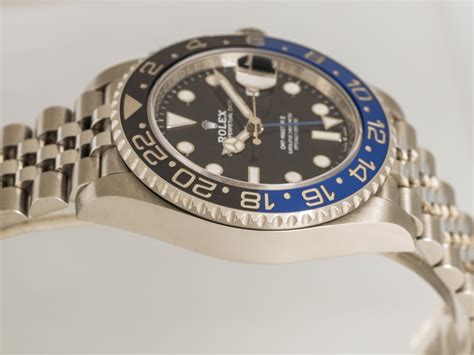 ROLEX GMT MASTER II BATGIRL Ref 126710BLNR Steel Box Papers Bj 2021