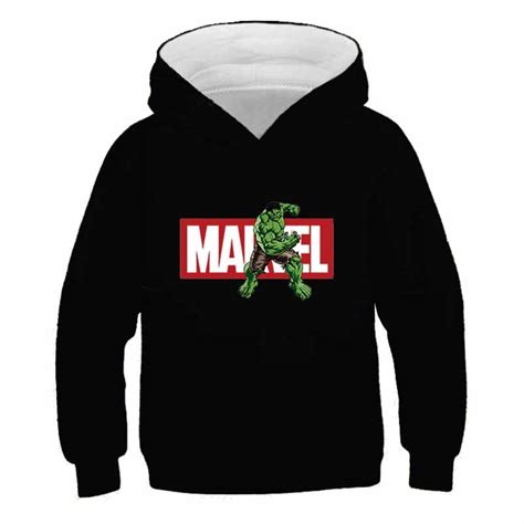 Marvel Avengers Hulk chłopcy dziewczęta ubrania bluzy superbohater