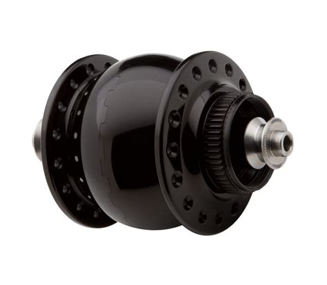 Son Nabendynamo Sondelux Disc Center Lock Loch Schwarz Eloxiert