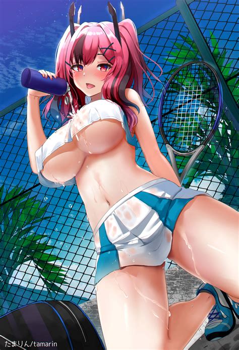 Wallpaper Anime Girls Boobs Red Bikini Vertical Art Gallery