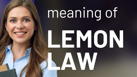 Understanding Lemon Laws A Guide For English Learners Youtube