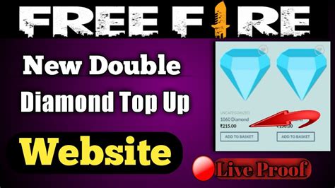 Double Diamond Top Up New Website In Free Fire Double Diamond Top Up