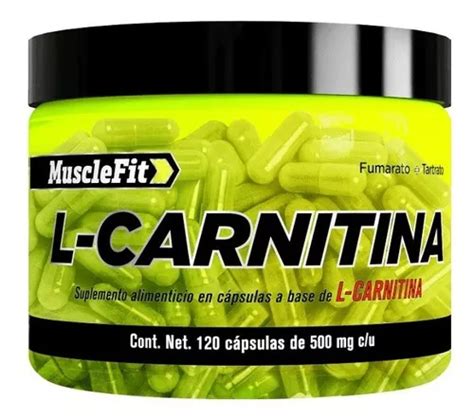 Suplemento Em C Psulas Musclefit L Carnitina Carnitina L Carnitina