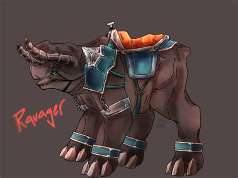 Minecraft Ravager By Birbmonsta On Deviantart