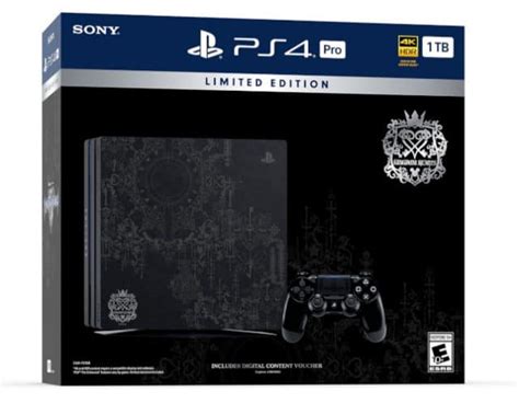 Sony Ps4 Pro Kingdom Hearts Iii Limited Edition Bundle Is A Gamestop