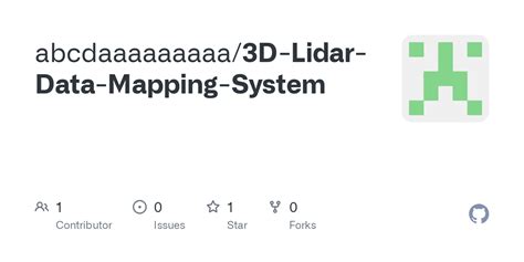 GitHub - abcdaaaaaaaaa/3D-Lidar-Data-Mapping-System