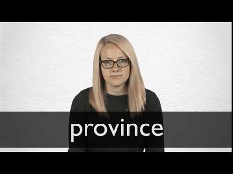 PROVINCE 释义 | 柯林斯英语词典