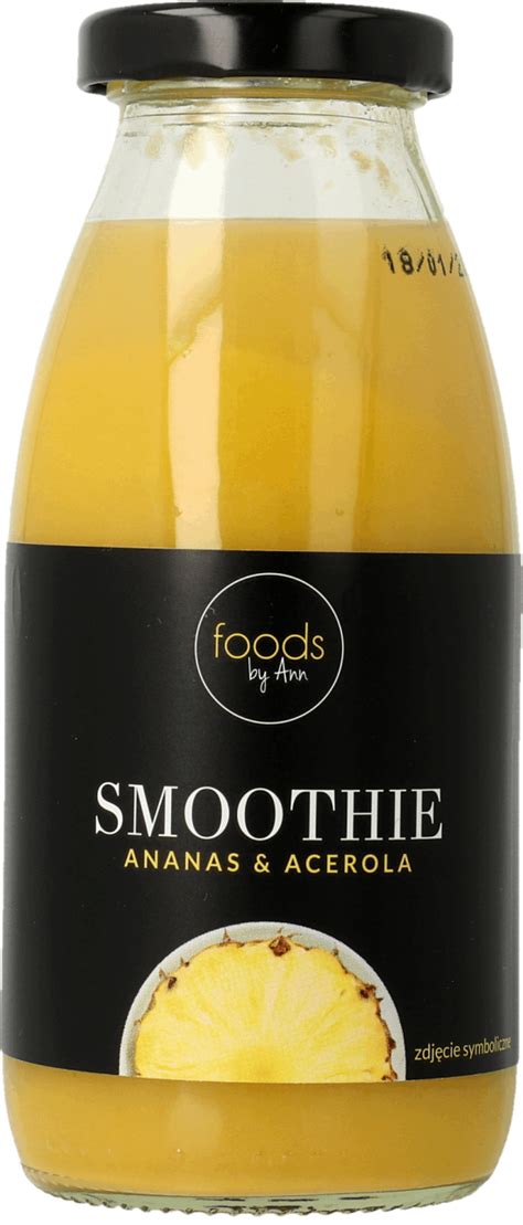 Foods By Ann Smoothie Ananas Acerola Ml Drogeria Rossmann Pl