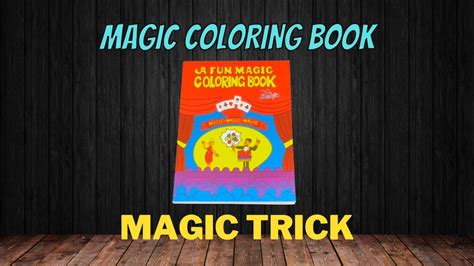 Magic Coloring Book Magic Trick Medium Size Video Instructions Included ...